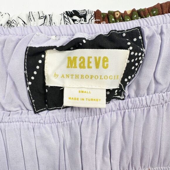 NEW Maeve Anthropologie Patchwork Floral Maxi Dress Colorful Boho Women's S - Picture 8 of 10